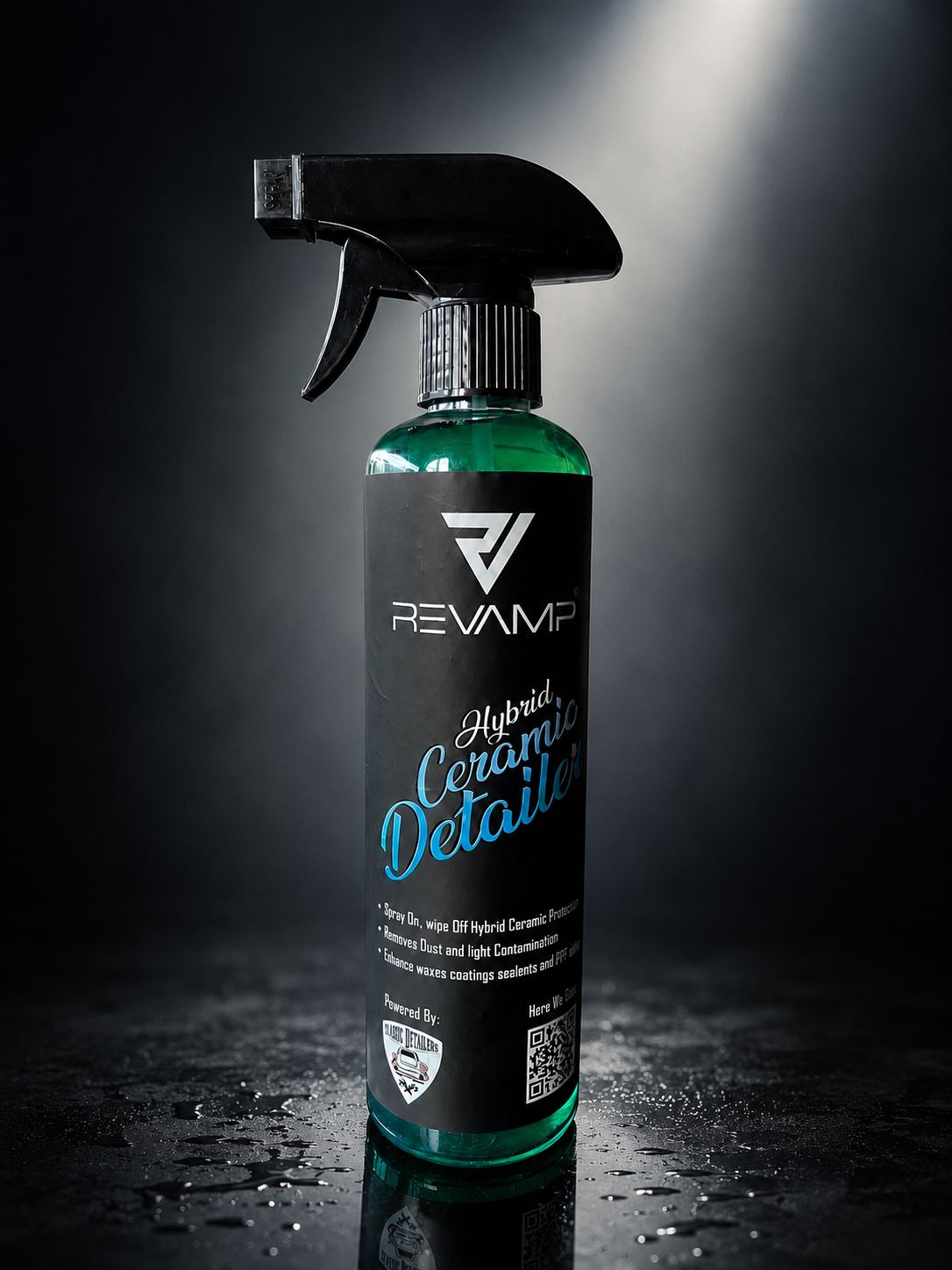 REVAMP HYBIRD CERAMIC DETAILER SPRAY ( PREMIUM SPRAY-ON CARS HIGH-GLOSS SHINE FOR CARS )