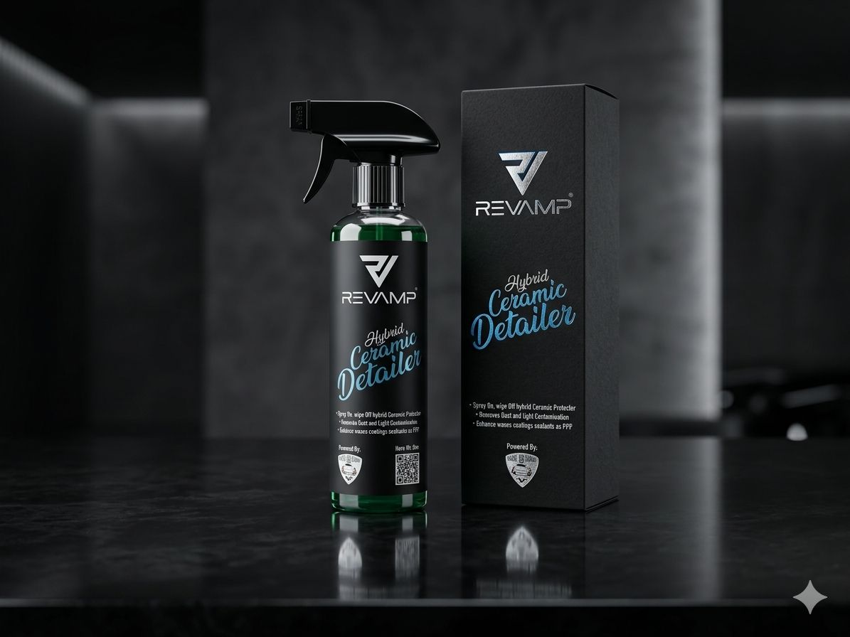 REVAMP HYBIRD CERAMIC DETAILER SPRAY ( PREMIUM SPRAY-ON CARS HIGH-GLOSS SHINE FOR CARS )