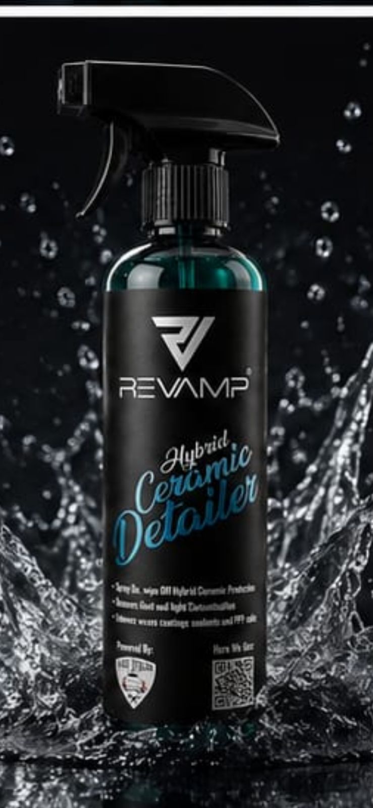 REVAMP HYBIRD CERAMIC DETAILER SPRAY ( PREMIUM SPRAY-ON CARS HIGH-GLOSS SHINE FOR CARS )